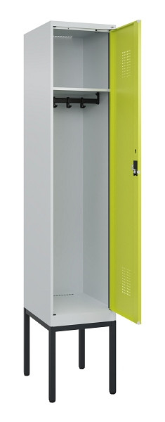 C+P Spind Evolo PLUS, Gestell, 1 Abteile, 2120x400x500mm, 7035/0024, Verschluss Zylinderschloss, Ablageböden 1, 0490307-12 S10042