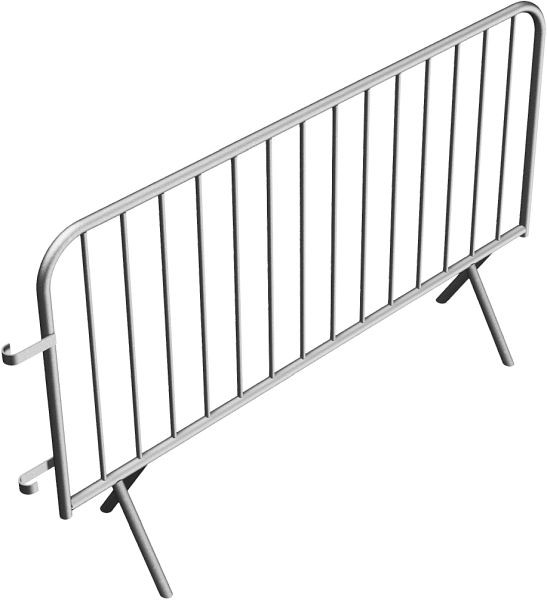 Schake Absperrgitter Typ B, Länge: 2,00 m, 14 Stäbe, 419_001BE