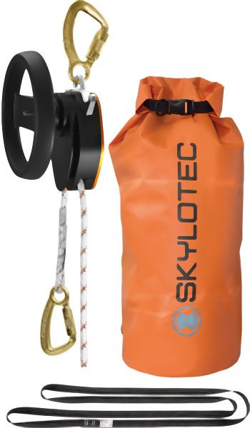 Skylotec Rescue Kit Milan 2.0 Power, Höhensicherungsgerät, inklusive Drybag, Seillänge: 100 m, SET-357-100