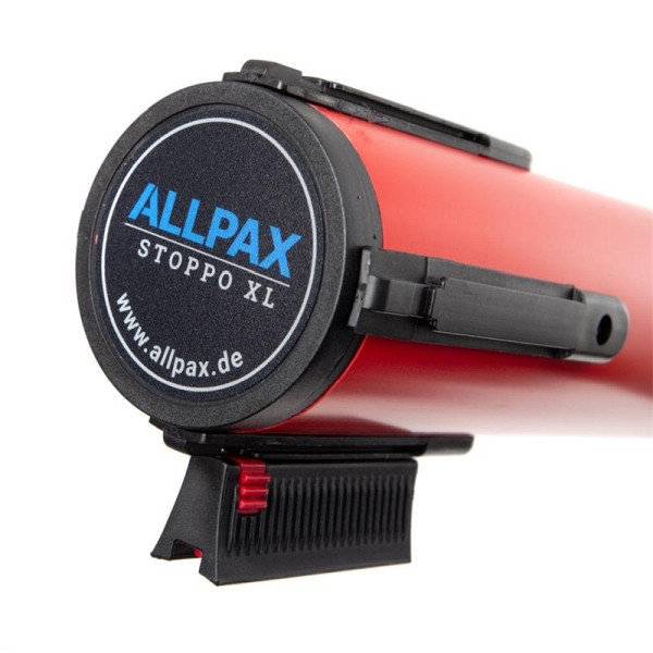 ALLPAX STOPPO XL Absperrständer Outdoor rot mit Zugband rot weiß, 10011728