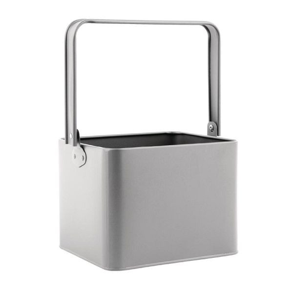 Olympia Tischbutler Stahl, 18 x 15,5 x 13,5 cm, galvanisierter Stahl, GM296