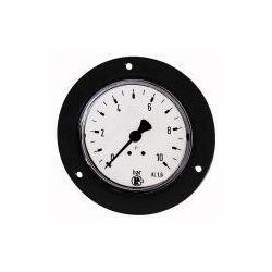 Wika Standardmanometer mit Frontring Stahlblech schwarz, Anschluss hinten, zentrisch, 101892