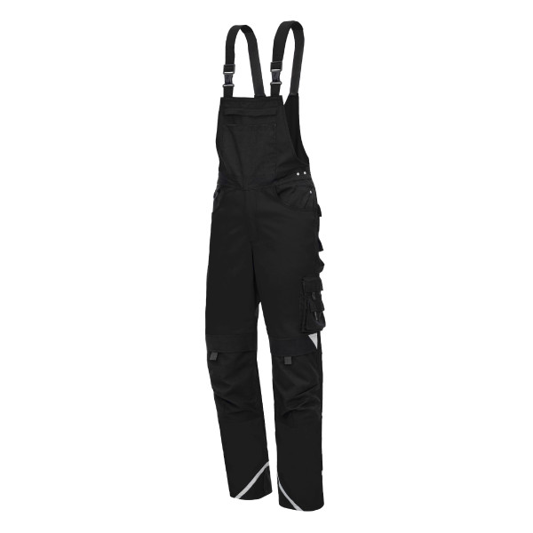 NITRAS MOTION TEX PLUS, Latzhose, Größe: 48, Farbe: schwarz, VE: 10 Stück, 7620-48