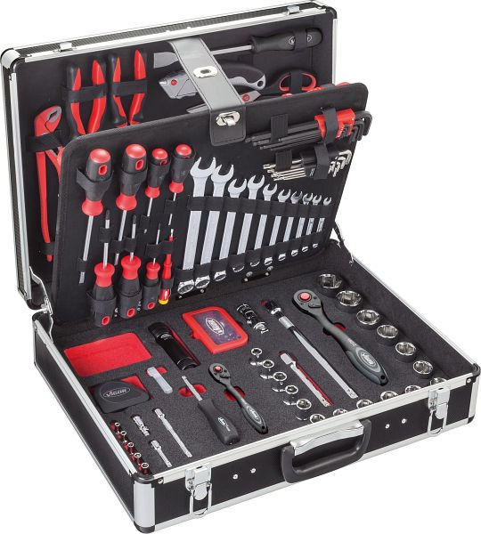 VIGOR Werkzeugkoffer, universal, Schlitz Profil, Tamper Resistant TORX Profil, Anzahl Werkzeuge: 143, V2542