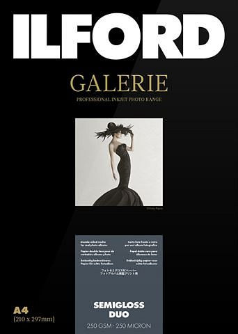 Ilford Fotopapier Galerie Semigloss Duo 250g A3 25 Blatt, 7042552, 4027501206409