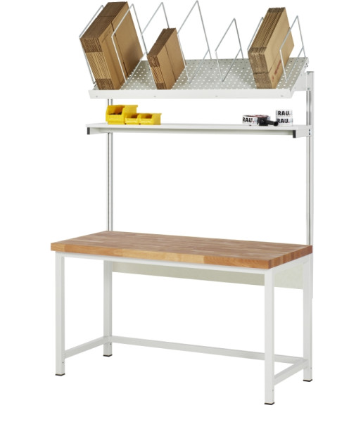 RAU Packtisch Komplettset 01, WB-8000, B1500 x T700, B-Platte, 03-8000-1-157B4H-VP01.12