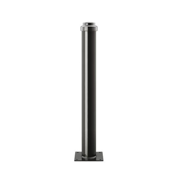 Stein HGS Stilpfosten Ø 102 mm aus Aluminium, Helmkopf, herausnehmbar, mit DK/Schließung im unteren Drittel/inkl. Bodenhülse, 13348-4dk