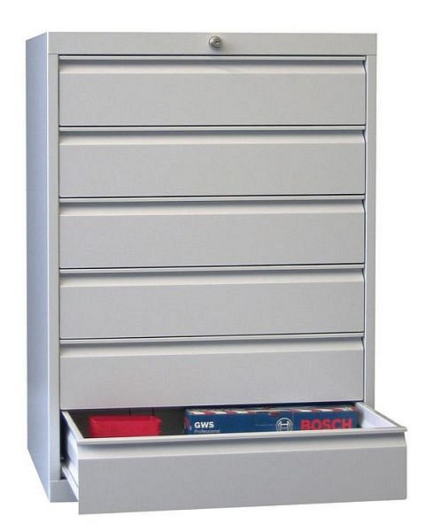 Pavoy Schubladenblock 1000/600/715, Drehdruckzylinderschloss stark, 6x150, 43454-100-001-910905