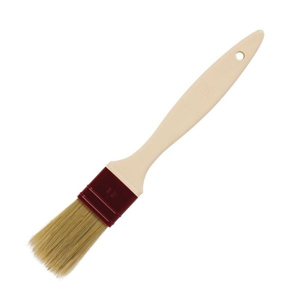 Matfer Bourgeat Backpinsel Naturborsten 3,5cm, flach, Kunststoffgriff, geschirrspülergeeignet, E442