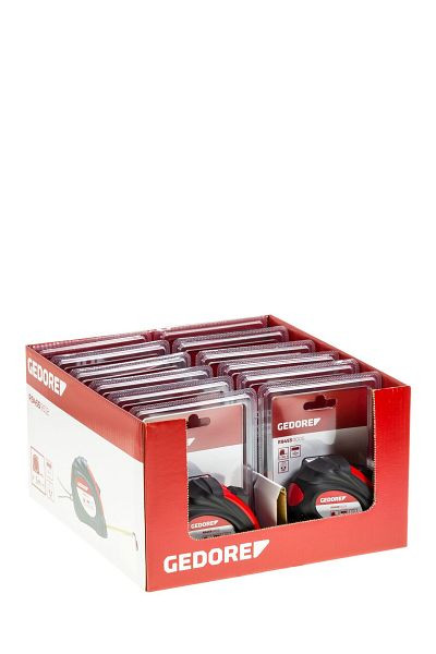 GEDORE red Display Rollbandmaße 5 m 12-teilig, 3301789, 4060833017893