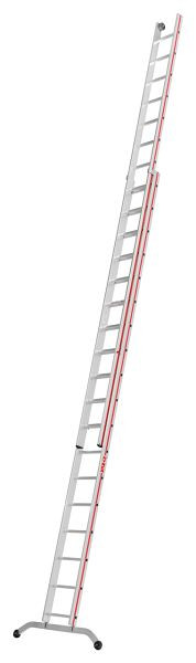 HYMER Schiebeleiter, zweiteilig, 2x18 Sprossen, Länge eingefahren 5,28 m / ausgefahren 9,15 m, 604636