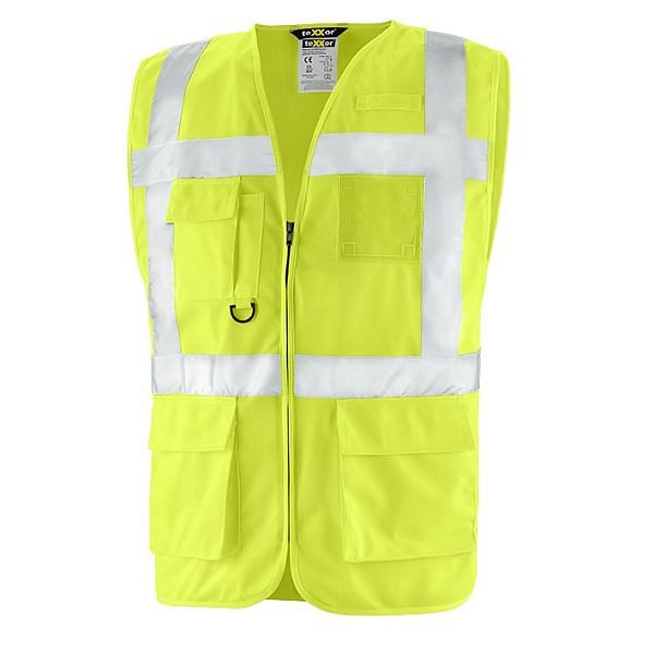 teXXor Warnschutz-Weste DUNDAS, Farbe: leuchtgelb, Größe: XXL, 4208-XXL