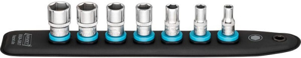 Hazet SmartRail mit 7 Steckplätzen, Vierkant6,3 mm (1/4 Zoll), Außen Sechskant-Tractionsprofil, Anzahl Werkzeuge: 7, 850A-SR/7