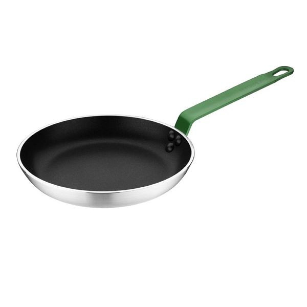 Hygiplas Teflon Platinum Plus Antihaft-Pfanne 200mm grüner Griff, FB470