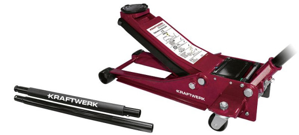 Kraftwerk Werkstatt-Rangierwagenheber max. 2 Tonnen, und einer Hubhöhe von 75 bis 505 mm, 38112