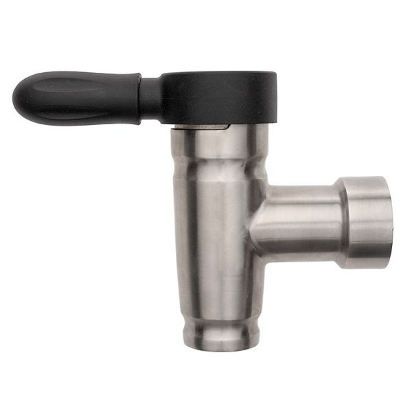 Gastro-Inox Kesselablaufhahn Ø2', Qualität: Gebürsteter Edelstahl AISI 304, 402.612