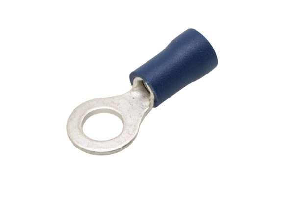 HELLA Leitungsverbinder, blau, von: 1.5mm², bis: 2.5mm², Ringform, Bohrung-Ø: 5.3mm, Set, 8KW 044 027-812