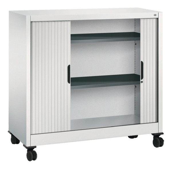 C+P Sideboard mit Rollladen Omnispace, H1030xB1200xT420mm, 7035/7035, 3243-00 S10223