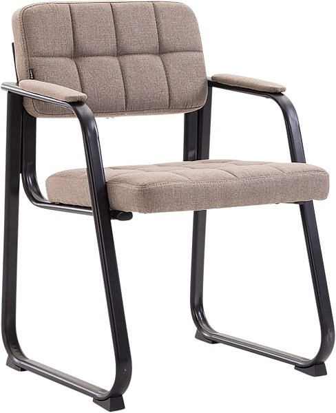 CLP Besucherstuhl Canada B Stoff, taupe, 1523763124