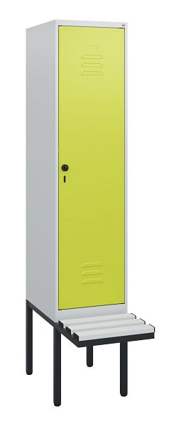 C+P Umkleidespind Classic PLUS, 1950x400x815mm, 7035/0024, Drehriegel, 0800405-12 S10040