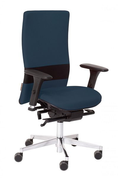 nexxtoffice Vita-Q Bürodrehstuhl mit 3D Armlehnen, Aluminium Fußkreuz, Weiche Rollen, Padang, V-Q5-MA-WR-A-N-Pad