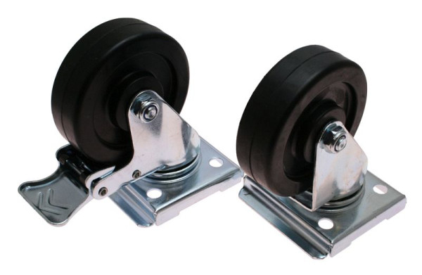 CombiSteel Rädersatz für GN Serie 4X, Typ: Standard Line, Höhe (mm): 140, VE: 4 Stück, 7451.0010