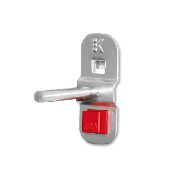 Kappes RasterPlan/ABAX Werkzeughalter mit geradem Dorn, Ø 6 mm, 50 mm, lang alufarben, 3340.00.6501