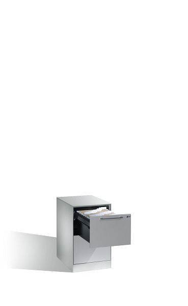 C+P Hängeregistraturschrank Asisto, H710xB440xT600mm, Farbe: Lichtgrau, Bügelgriff, 146275-211 S10047