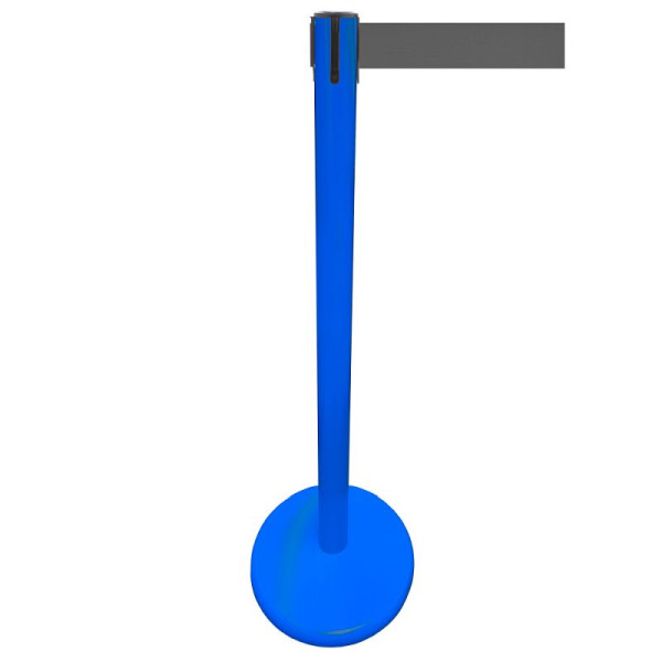 Stein HGS Personenleitsystem -P-Line Future-, Metall/ blau, grau, mit Sicherheitsverschluss (selbstlösend), Gurtlänge: 4 m, 15696-0803