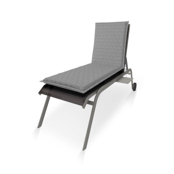 doppler Rollliege ART ca. 195x60x6 cm, grau, gemustert, 5142914042