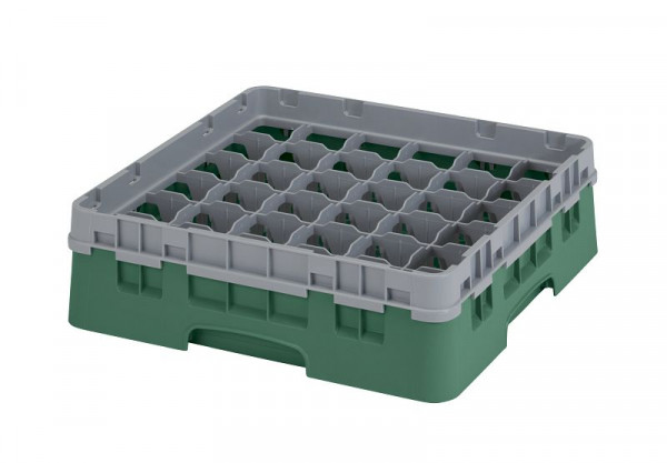 Cambro Spülkorb mit 36 Fächer Camrack® 9,2 cm Flaschengrün, 36S318119