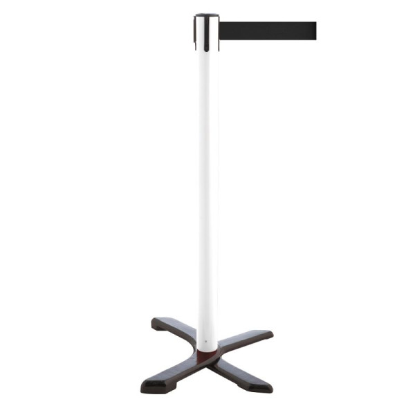 Stein HGS Personenleitsystem -P-Line Compact-, weiß, schwarz, mit Gurtendstück (Standard), 34870-0402