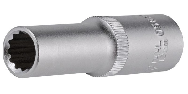 SW-Stahl Steckschlüsseleinsatz, 1/2", Zwölfkant, 12 mm, tief, 05632-12SB