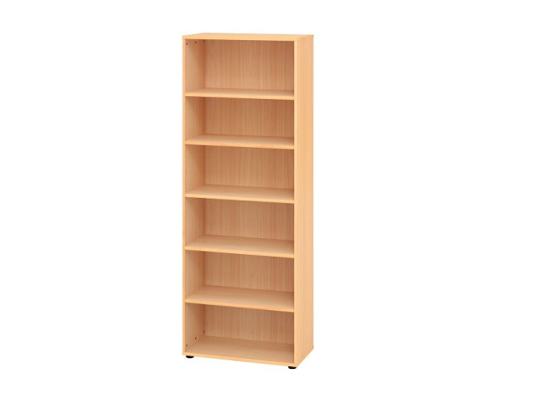 Hammerbacher Regal 6OH 968RE Buche, 80 x 40 x 215,4 cm, V968RE/6