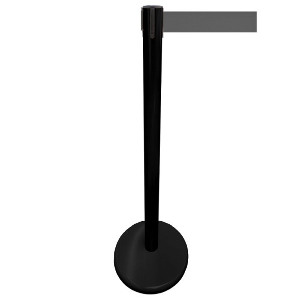 Stein HGS Personenleitsystem -P-LINE Future-, Metall/ schwarz, grau, mit Sicherheitsverschluss (selbstlösend), Gurtlänge: 2,3 m, 12796-0803