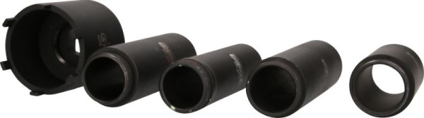 KS Tools Nutmuttern-Schlüssel-Satz mit 4 Führungsrohren für Mercedes, Ø 63 mm, 5-teilig, 460.5370