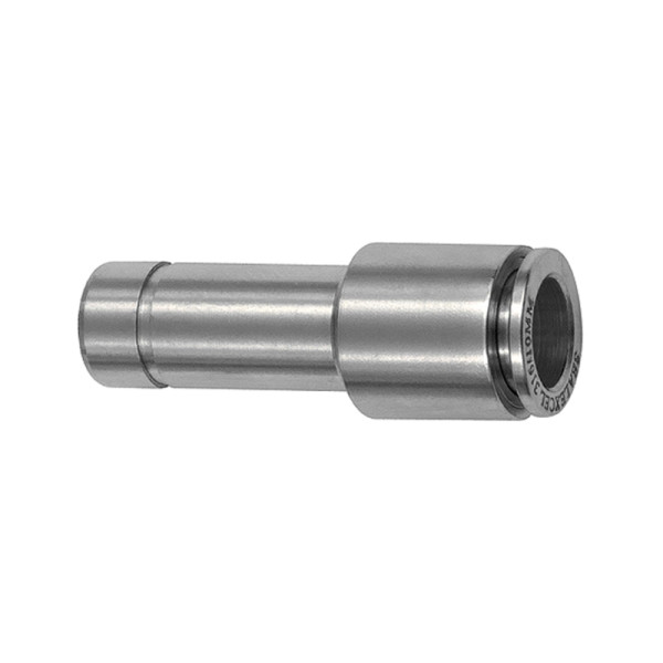Riegler Gerade Steckverbindung, Nippel 14 mm, reduzierend, Schlauch-Ø 12, ES1.4404, 135290