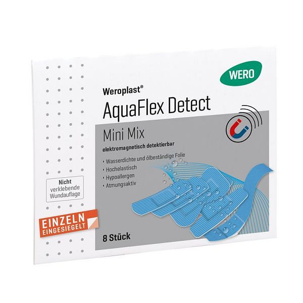 WERO Weroplast AquaFlex Detect Mini Mix, detektierbar, VE: 8 Stück, 180721