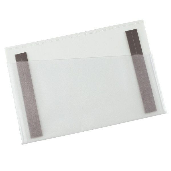 WERO Belegtasche A5 quer, transparent mit Magnetstreifen für Stahlflächen, 209009
