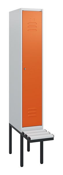 C+P Umkleidespind Classic PLUS, 1950x300x815mm, 7035/2004, Zylinderschloss, 0800405-10 S10063