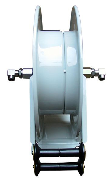 Ebinger Schlauchaufroller OSM 400, Max. 200bar/90°C, Max. 10m - 10mm ID Duo-Schlauch für Wasser, Gehäuse Stahl, 1.400.3000