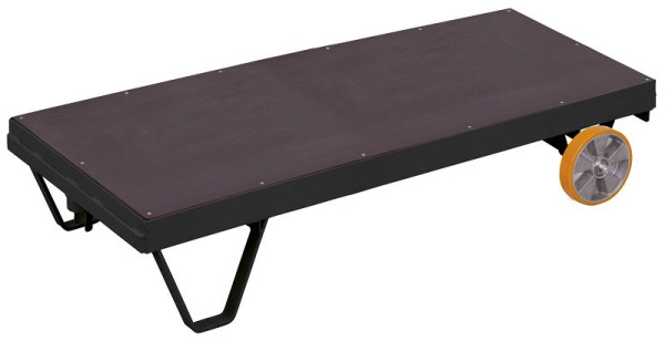 VARIOfit Schwerlast-Rollplatte, Ladefläche: 1.590 x 900 mm, RAL 7016 anthrazitgrau, Traglast: 2.000 kg, zu-1142/AG