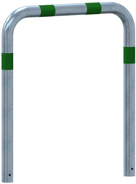 Schake Rammschutzbügel Ø 76 mm, grün reflektierenden Streifen, Ø 76 mm, Gesamtbreite: 1000mm, 4L77_06SGR