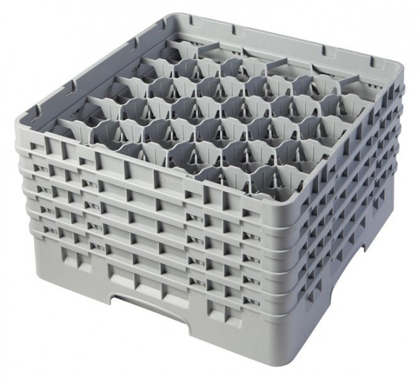 Cambro Spülkorb mit 30 Fächer Camrack® 25,7 cm Soft Grau, 30S958151