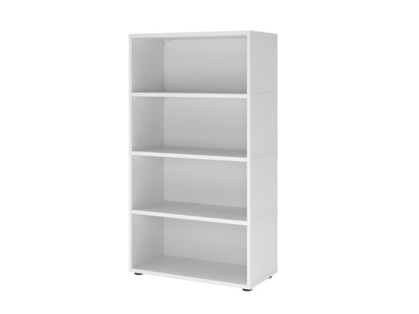 Hammerbacher Regal, 4OH, weiß, 80 x 40 x 145cm, VFW48REKG/W