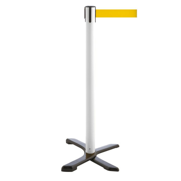 Stein HGS Personenleitsystem -P-Line Compact-, weiß, gelb, mit Gurtendstück (Standard), 34870-1102