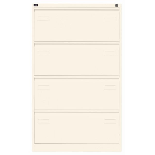 Bisley LIGHT Hängeregistraturschrank LIGHT, doppelbahnig, 4 HR-Schubladen, 625 reinweiß, CDF4625