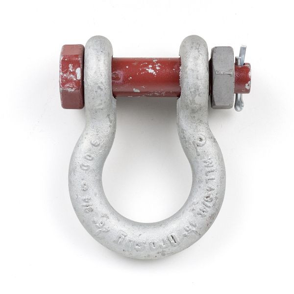 Planeta G 2150 Kettenschäkel mit Mutter & Splint Tragfähigkeit 0,75 t, D01192