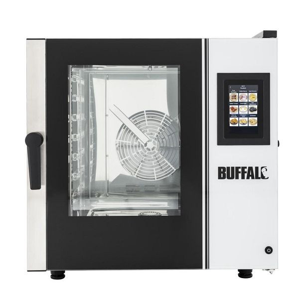 Buffalo Smart Touchscreen Kombiofen 7 x GN 1/1, effektives Absaugsystem erleichtert das Positionieren, CK079