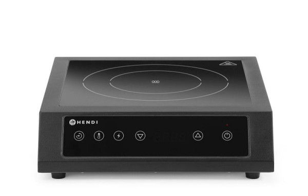 Hendi Induktionskocher schwarz, 230V 3500W, 239957